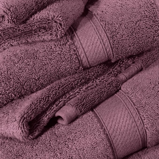 SUPERIOR Egyptian Cotton Pile 6 Piece Towel Set, Includes 2 Bath, 2 Hand - Image 8