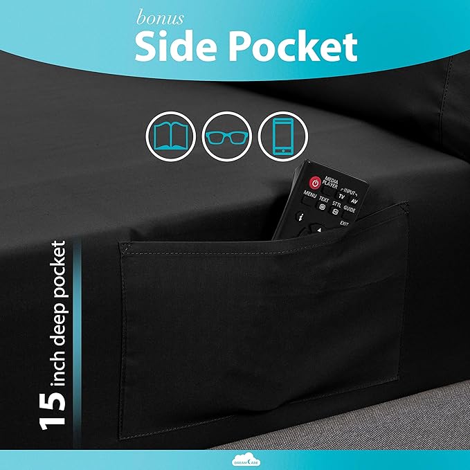 DREAMCARE King Size Sheets Set - Image 2
