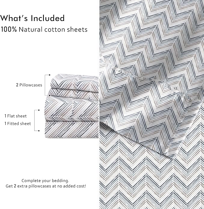 RUVANTI 4 Pcs Cotton Sheets - Image 4