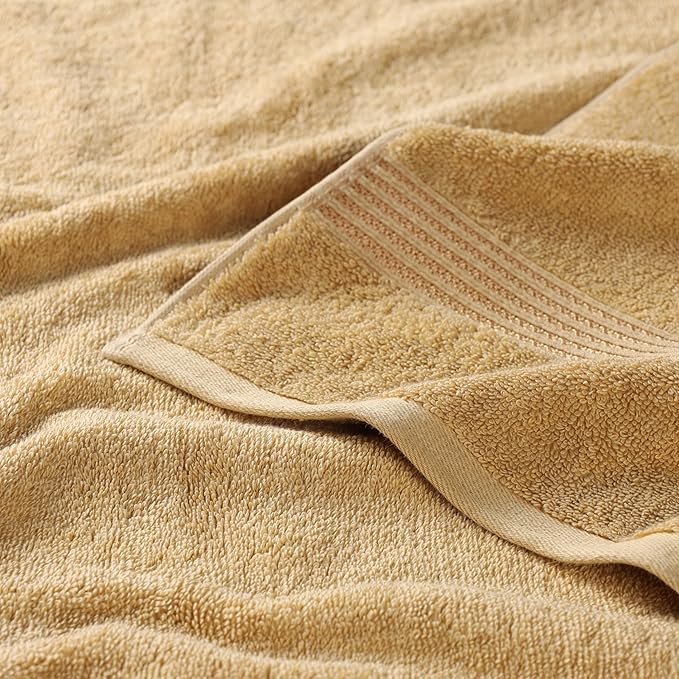 Superior Egyptian Cotton 2-Piece Bath Sheet Towel Set, Oversized Body Towels - Image 4