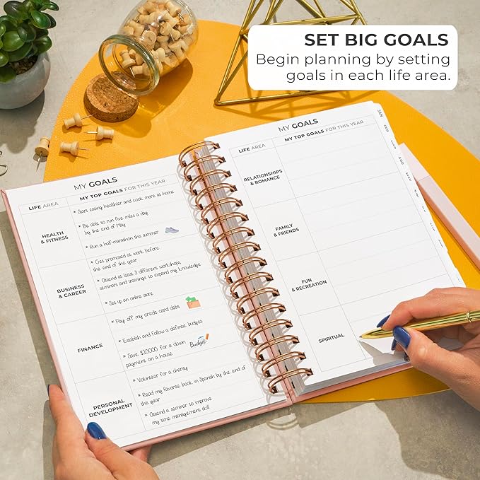 Clever Fox Dated Planner with Tabs 2026 – Weekly & Monthly Spiral Planner with - Image 5