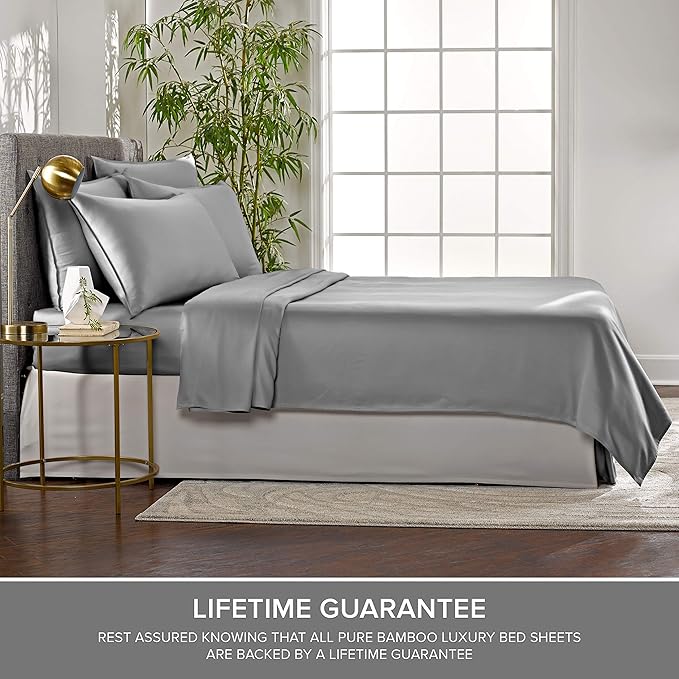 Pure Bamboo Twin XL Sheets, Genuine 100% Organic Viscose Derived from Bamboo - Image 4