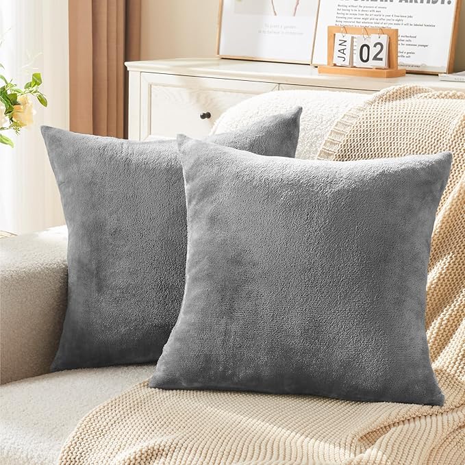 BEDELITE Velvet Pillow Covers 18x18 by BEDELITE