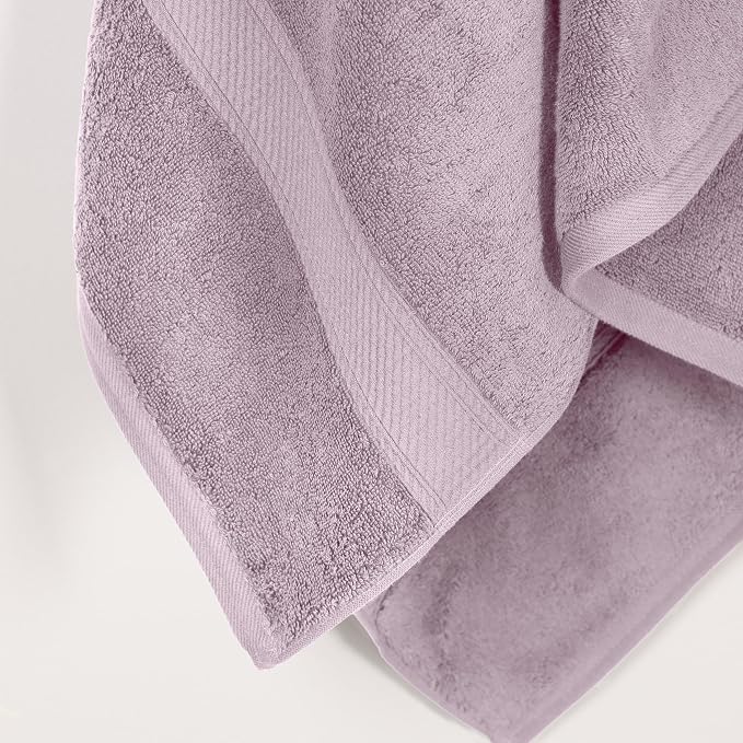 SUPERIOR Egyptian Cotton Pile Bath Towel Set of 2, Ultra Soft Luxury Towels - Image 6