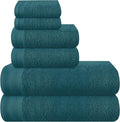 Ultra Soft 6 Pack Cotton Towel Set, Contains 2 Bath Towels 28x55 inch, 2 Hand by Unknown
