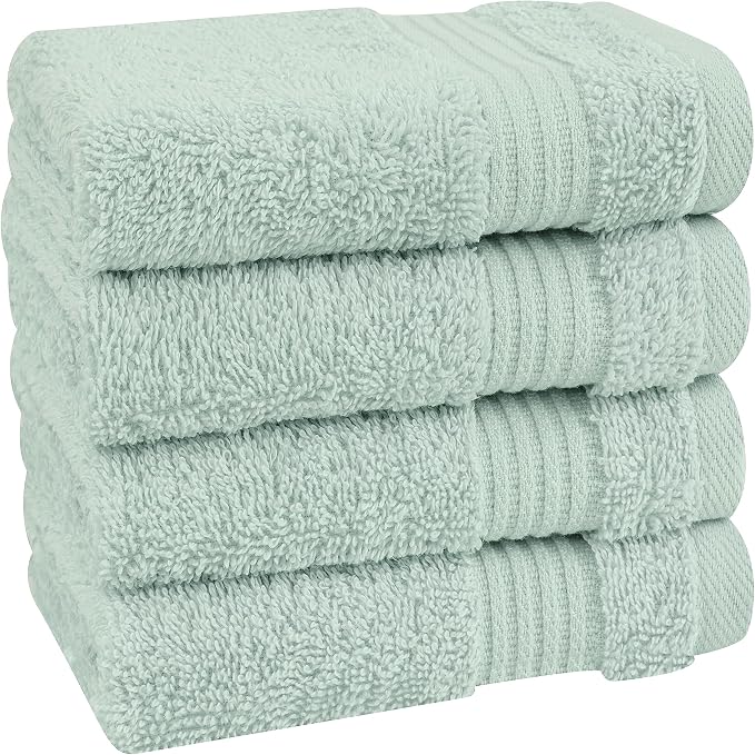 Cotton Paradise 100% Cotton Turkish Washcloth Set - Image 3