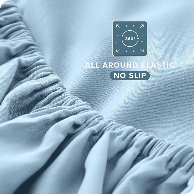 Bare Home Split Head Flex King Sheet Set - Image 7