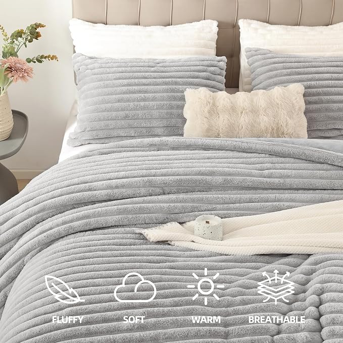 Smoofy Fluffy Twin Comforter Sets 2 Pieces - Image 2
