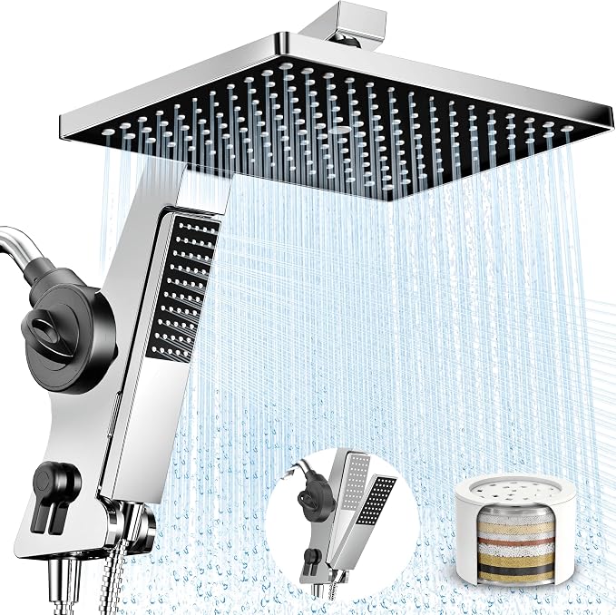 MakeFit Filtered Rain Shower Head by MakeFit