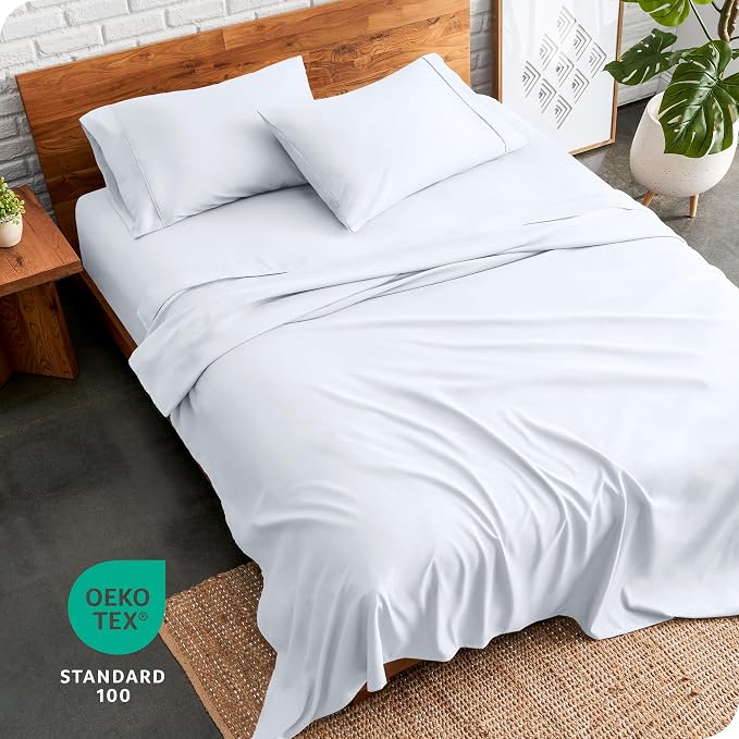 Bare Home Split Head Flex King Sheet Set - Image 8