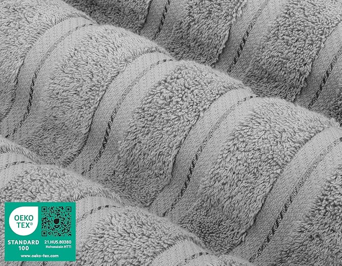 American Soft Linen Premium 3 Piece Towel Set, 1 Bath Towel 1 Hand Towel 1 - Image 3