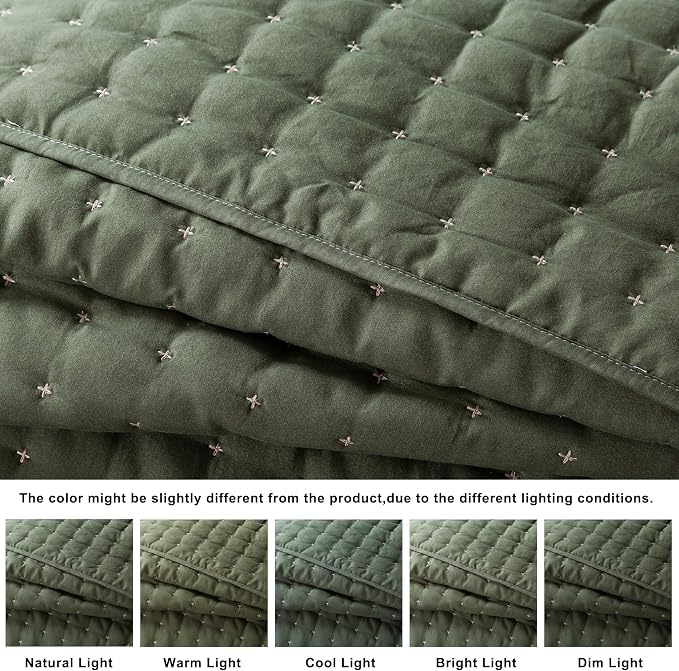 WDCOZY Queen Size Quilts Bedding Sets - Image 2