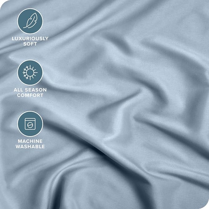 Bare Home Fitted Bottom Sheet Full Size - Image 2