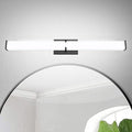 Bathroom Lighting Fixtures Over Mirror: ETL Certified 24 Inch Black Modern LED by NOVELUX