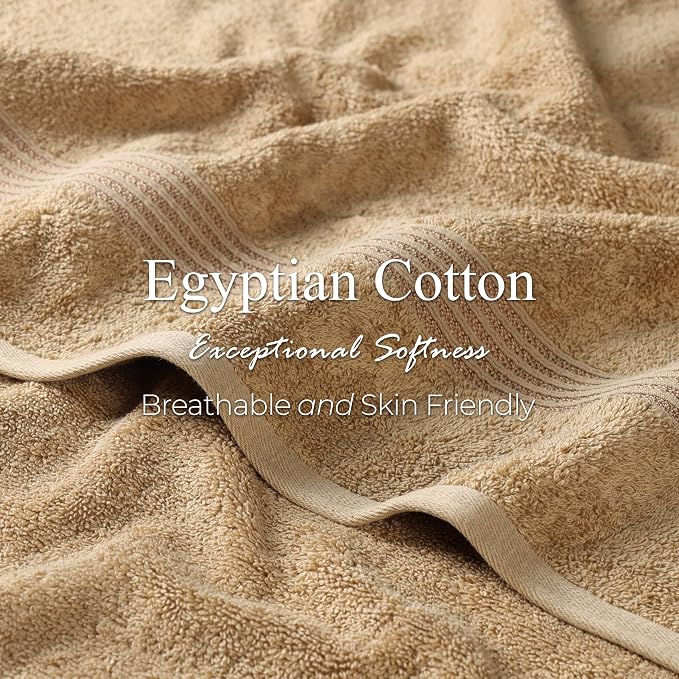 Superior Egyptian Cotton 4-Piece Bath Towel Set - Image 7