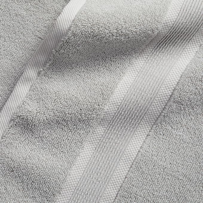 Springtree Home Luxury Bamboo Rayon Bath Towel Set 6 Piece Set | 35% Bamboo - Image 9