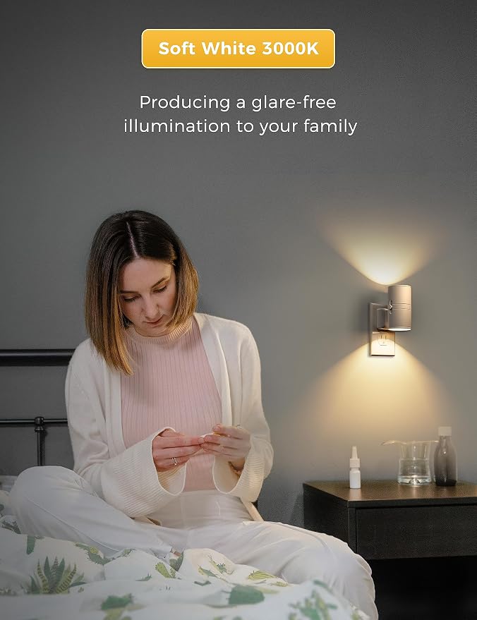 L LOHAS LED Night Light, Night Lights Plug into Wall, Dimmable Nightlight - Image 6