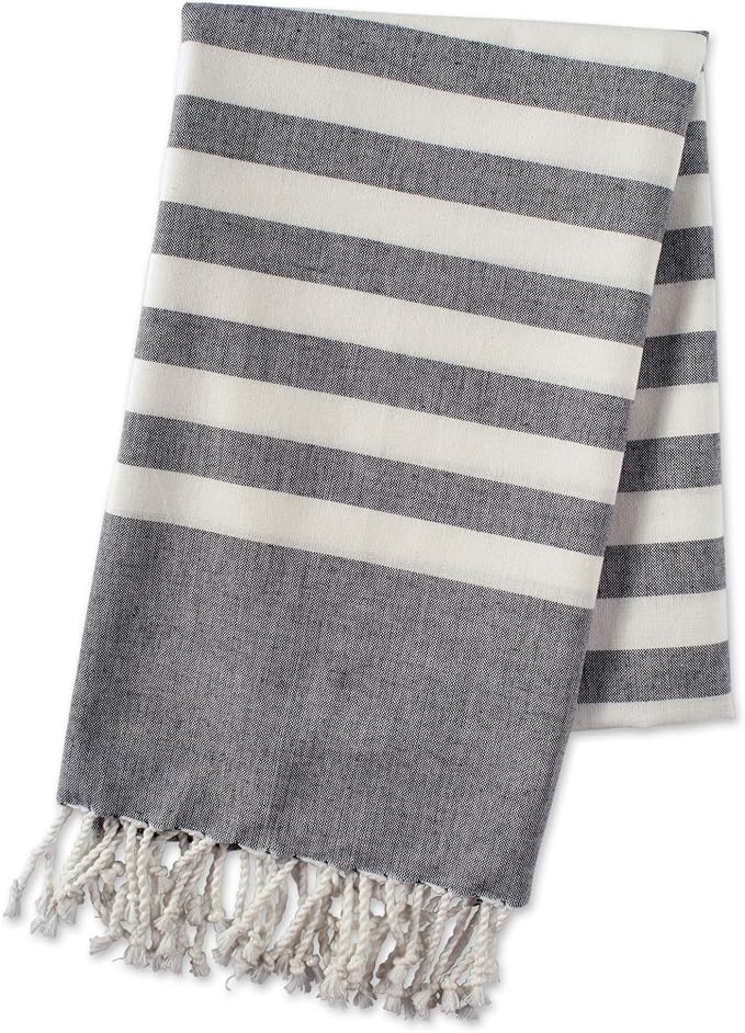 E-Living Store FBA43919 100% Cotton, Soft & Absorbent Decorative Turkish Fouta by E-Living+Store