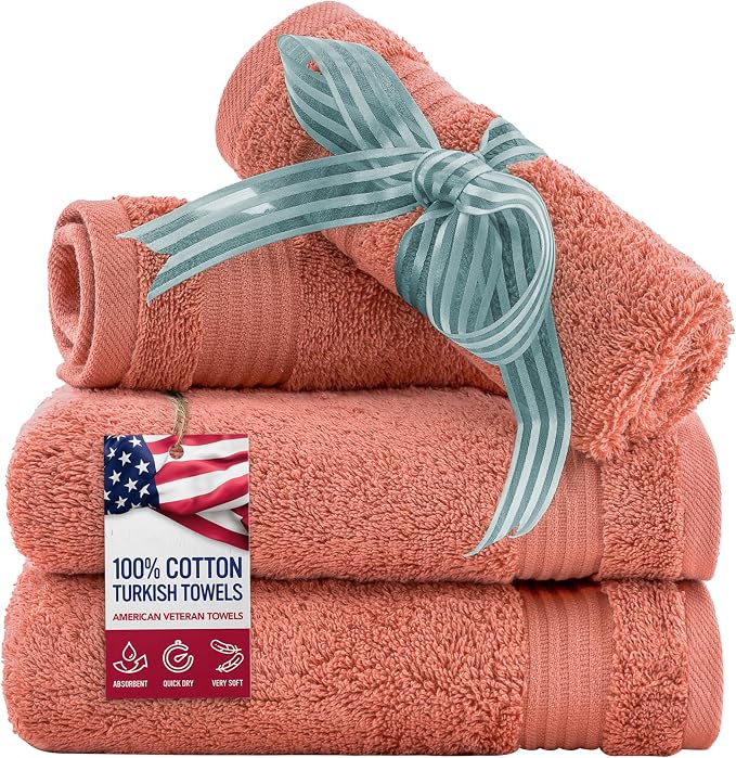 American Veteran Towel, 100% Cotton Turkish Washcloths by AmericanVeteranTowel