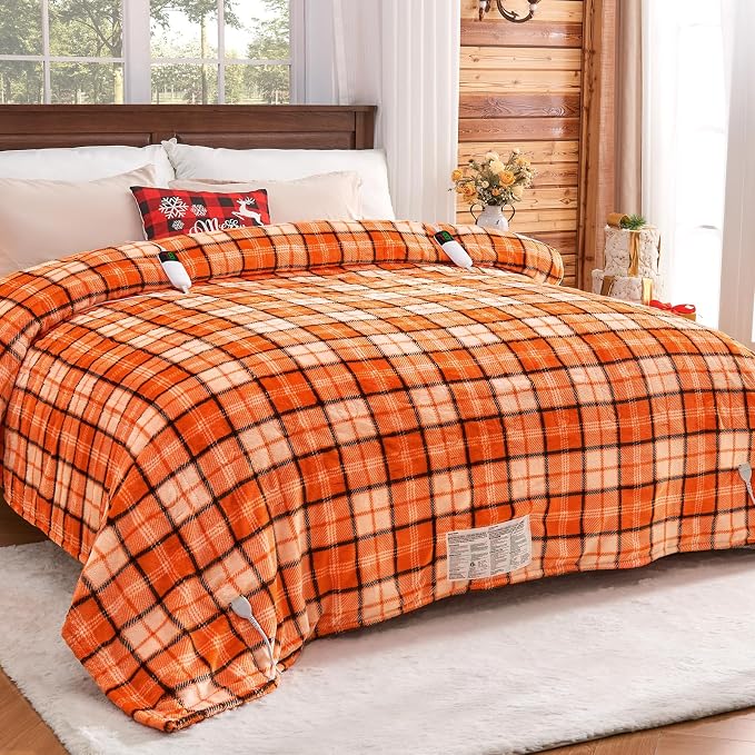 OCTROT Heated Electric Blanket Queen Size, 84X90 Heating Blanket Queen by OCTROT