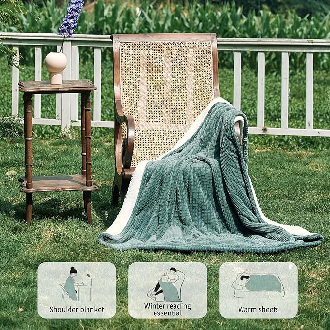 Texciting Heated Blanket Electric Blanket Throw 50''X60''-Heating Throw - Image 4
