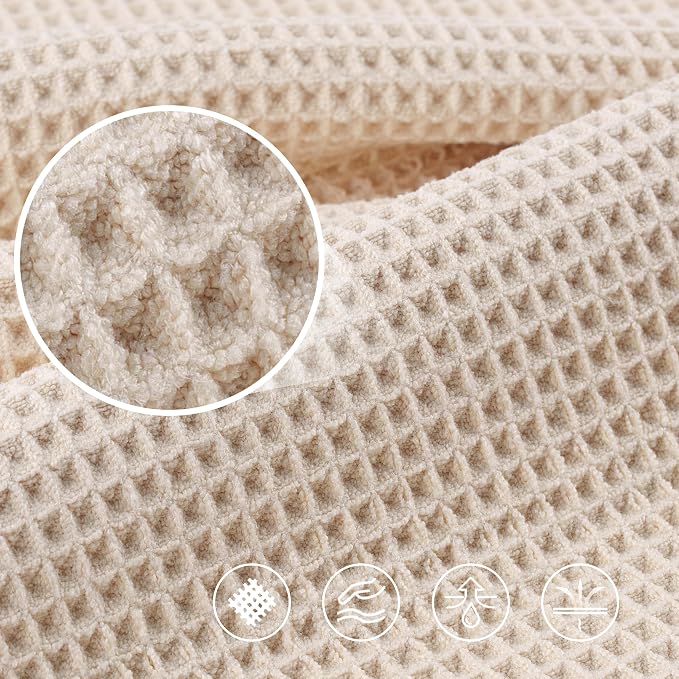 POLYTE 430 GSM Microfiber Oversize Quick Dry Lint Free Bath Towel, 60 x 30 in - Image 5