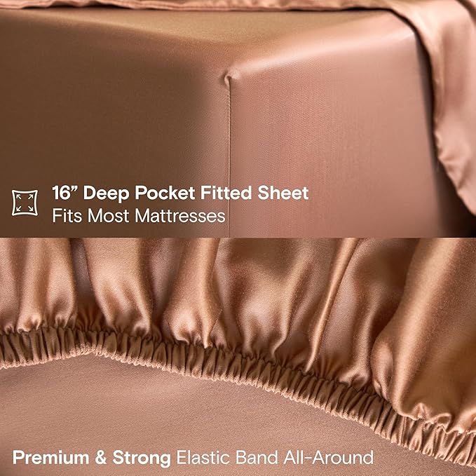DOZ Sheet Set, 100% Viscose derived from Bamboo, Organically Grown, Buttery Soft - Image 5