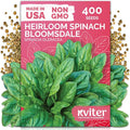 KVITER 400 Bloomsdale Spinach Seeds — Non-GMO & Heirloom, Heat Tolerant by KVITER