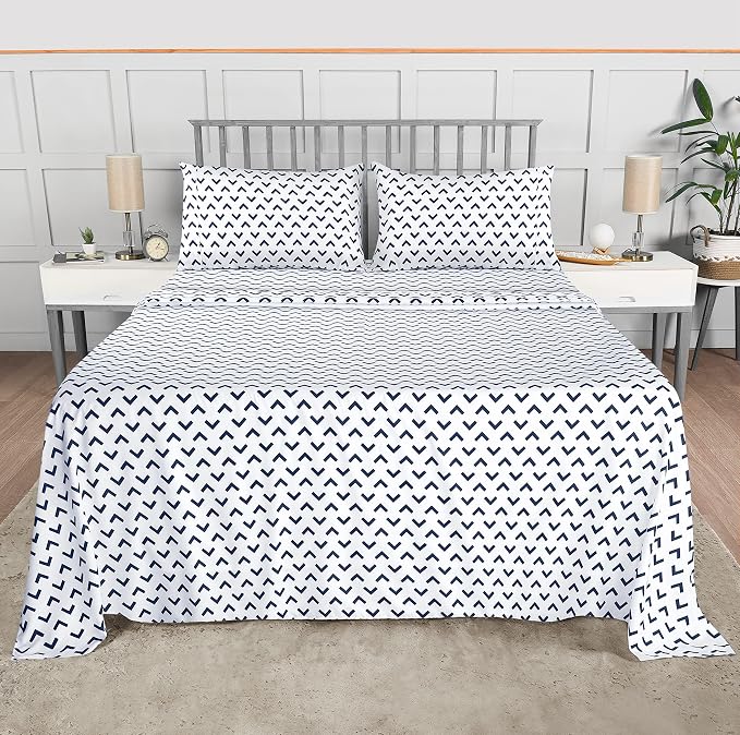 Utopia Bedding Queen Sheet Set, Soft Microfiber 4 Piece Bed Sheets - Image 3