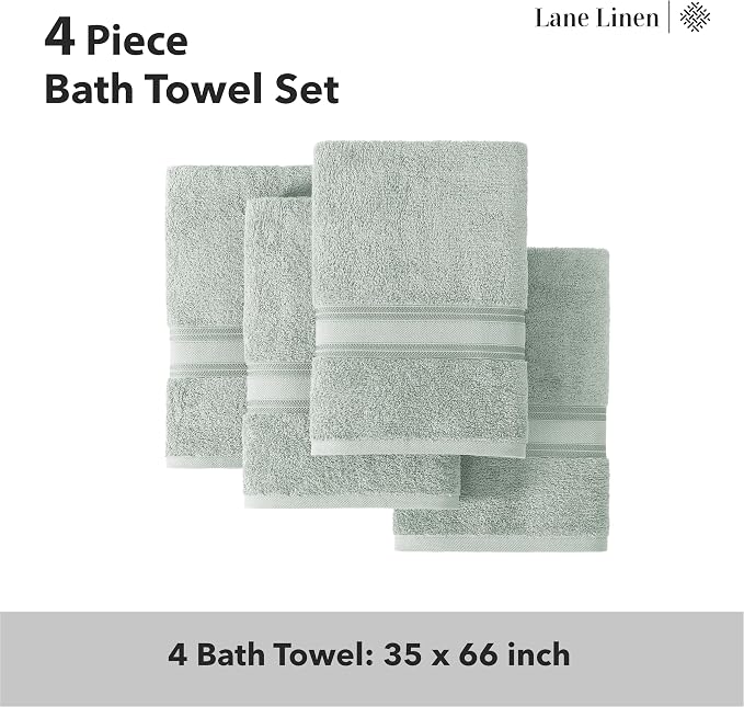LANE LINEN Large Bath Towels - Image 3