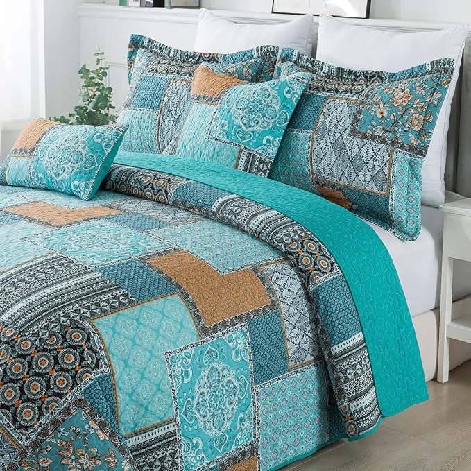 BEDIFANY Cotton California King Size Quilt - Image 3