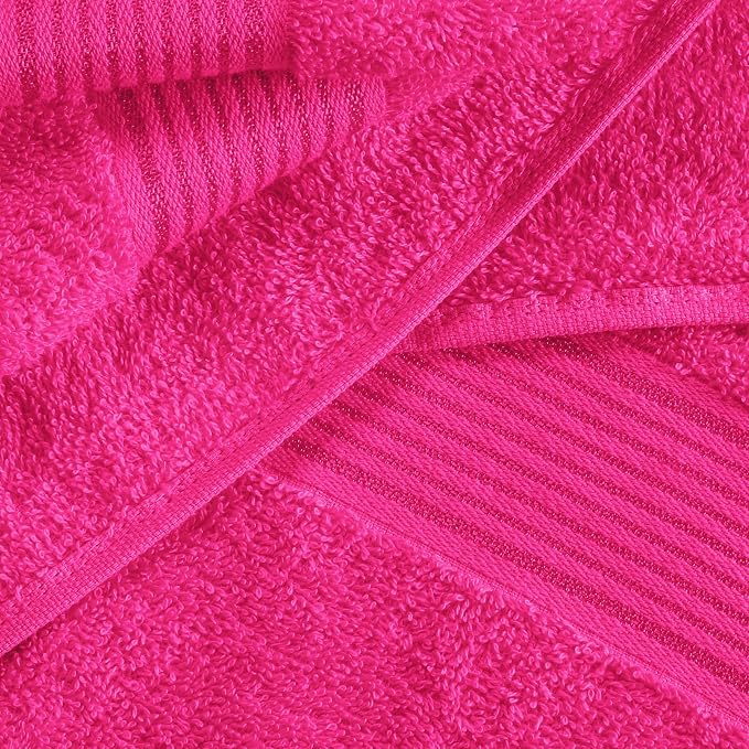 Elvana Home Ultra Soft 6 Pack Cotton Towel Set, Contains 2 Bath Towels 28x55 - Image 2