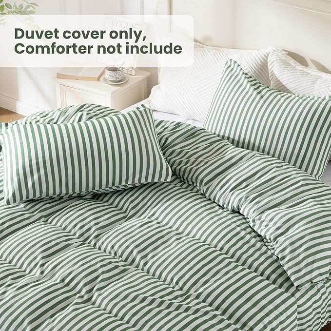 ROSE&RISY Twin Duvet Cover Set, 2 Pieces Soft Bedding Set, Breathable and - Image 2