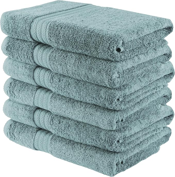 HERCULEAN Large Bath Towels 24 x 50 Pack of 6 | Quick Dry and Highly Absorbent - Image 7