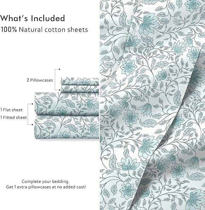 RUVANTI 4 Pcs Cotton Sheets - Image 4