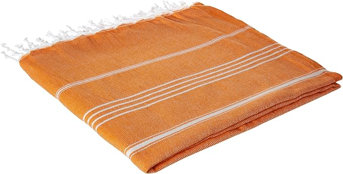 Cacala Lightweight and Thin Turkish Beach Towel 100% Cotton Sand-Free and - Image 4