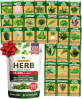 HOME GROWN 30 Herb Seeds for Planting 10, 900+ Non-GMO Heirloom Seeds | Extra by HOMEGROWN