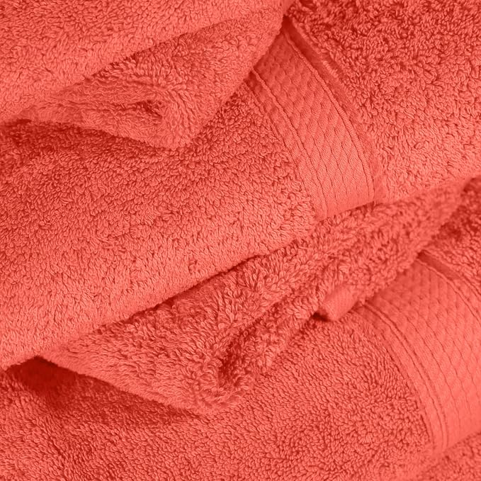 SUPERIOR Egyptian Cotton Pile 6 Piece Towel Set, Includes 2 Bath, 2 Hand - Image 8