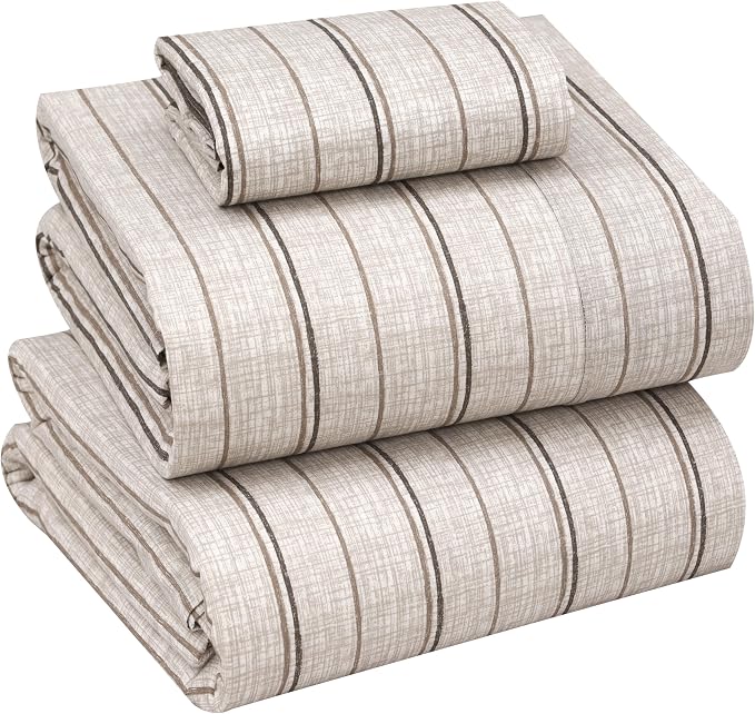 RUVANTI 100% Cotton Sheets – Twin XL Size Percale Bedding, Cooling & Breathable by Ruvanti
