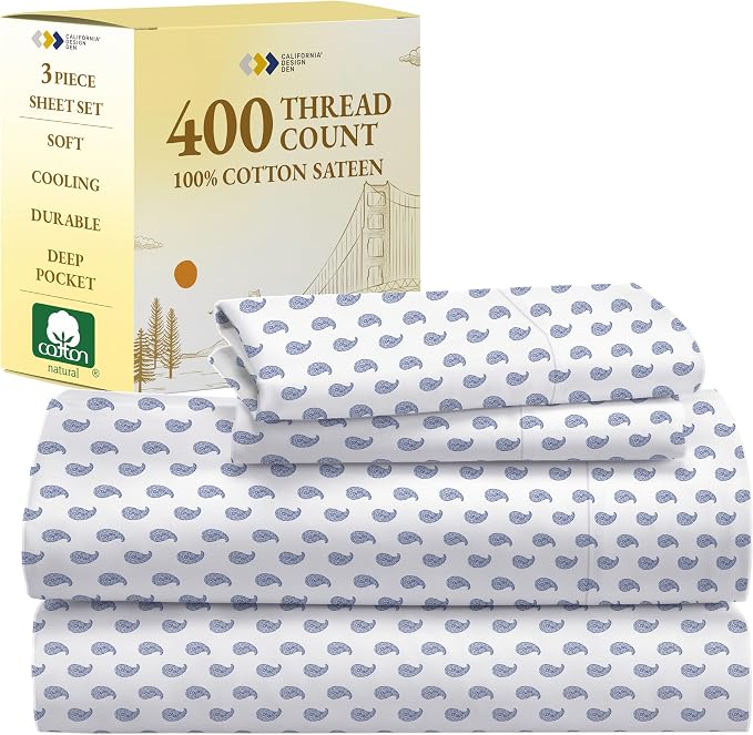 California Design Den Deep Pocket Twin Sheets Set by CaliforniaDesignDen
