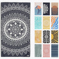 FESHKA Sand Proof Turkish Beach Towel – Oversized, Quick Dry & Lightweight by FESHKA