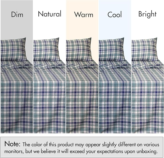 RUVANTI 100% Cotton Sheets – California King Percale Bedding, Cooling & - Image 7