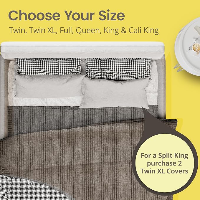 SafeRest Waterproof Mattress Protector Twin Size – Absorbent Breathable Soft - Image 7
