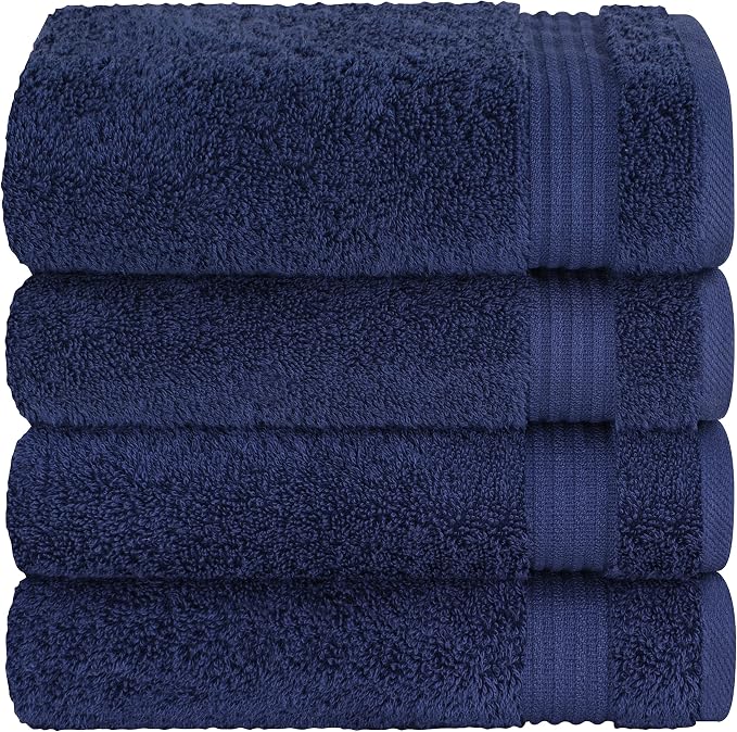 Cotton Paradise Hand Towels for Bathroom, 100% Cotton Turkish 4 Piece Hand - Image 5