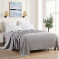 100% Fine Cotton Blanket Luxurious Weave Stylish Design Soft and Comfortable by SweetHomeCollection