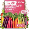 KVITER 1, 000 Rainbow Carrot Seeds by KVITER