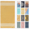 FESHKA Sand Proof Turkish Beach Towel – Oversized, Quick Dry & Lightweight by FESHKA