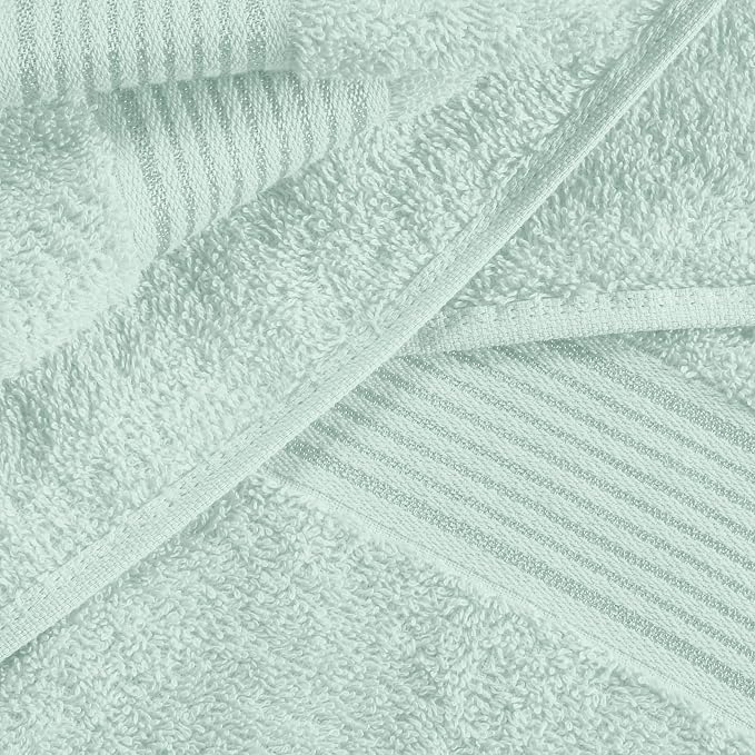 Elvana Home Ultra Soft 6 Pack Cotton Towel Set, Contains 2 Bath Towels 28x55 - Image 2