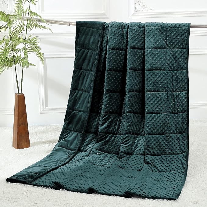 Alomidds Weighted Blanket for Adults, Cooling Breathable Soft and Comfort Minky - Image 6