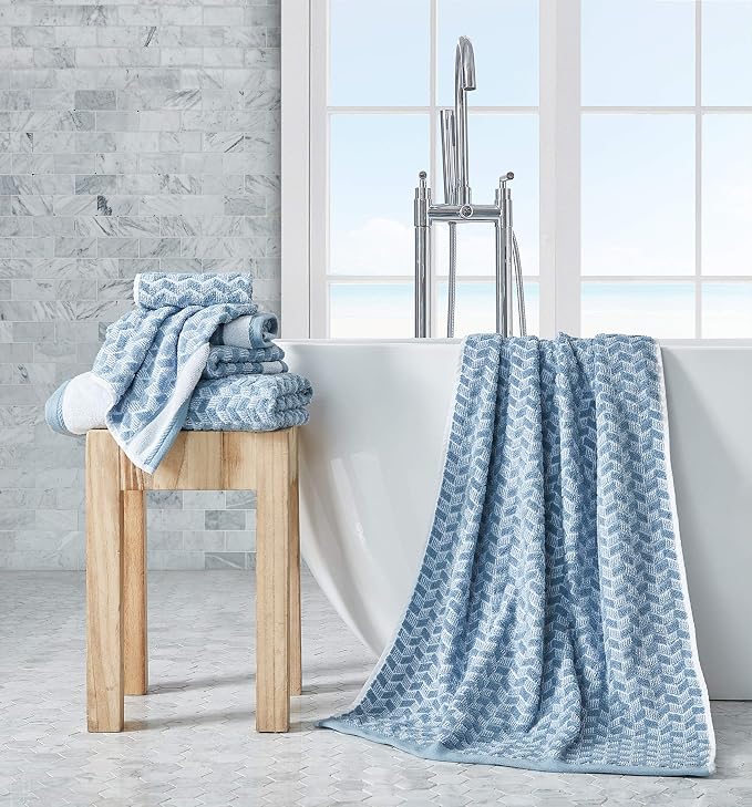 Nautica - Bath Towel Set, Cotton Bath, Hand & Washcloths, Absorbent & Quick-Dry - Image 3
